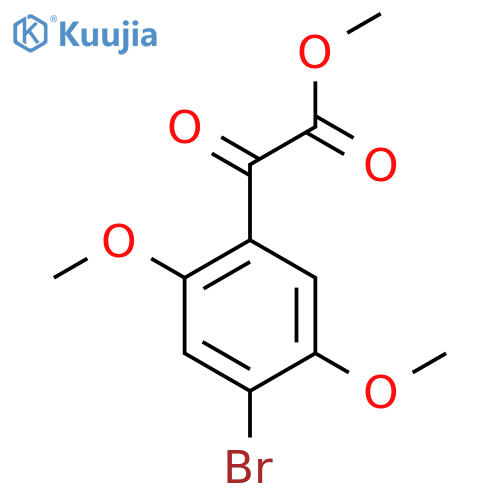 Methyl 2-(4-bromo-2,5-dimethoxyphenyl)-2-oxoacetate structure