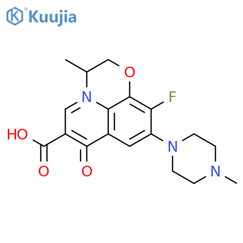 9-Desfluoro-9-(4-Methyl-piperazino)-10-Des(4-methylpiperazino)-10-Fluoro Ofloxacin structure