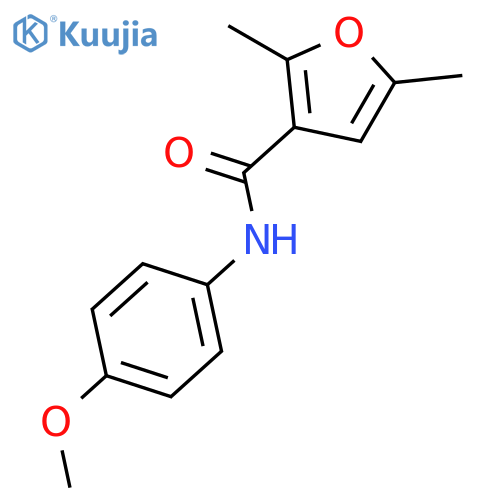 N-(4-methoxyphenyl)-2,5-dimethylfuran-3-carboxamide structure