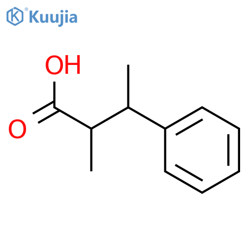 2-methyl-3-phenylbutanoic acid structure