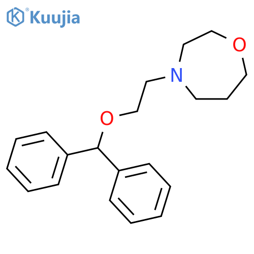 4-(2-benzhydryloxyethyl)-1,4-oxazepane structure
