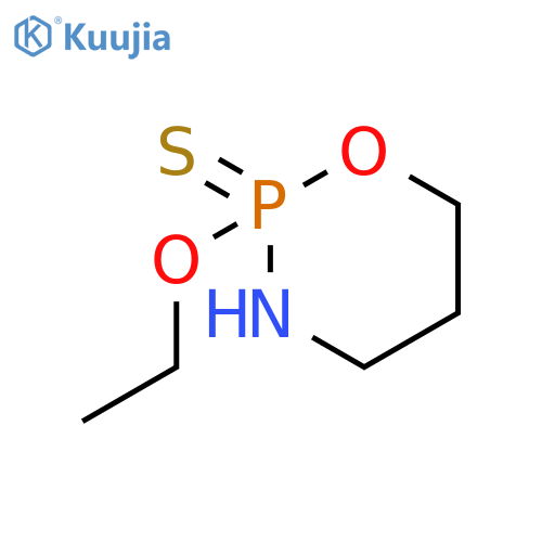 2H-1,3,2-Oxazaphosphorine, 2-ethoxytetrahydro-, 2-sulfide structure