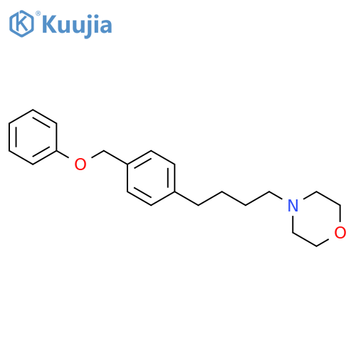 Morpholine,4-[4-[4-(phenoxymethyl)phenyl]butyl]- structure