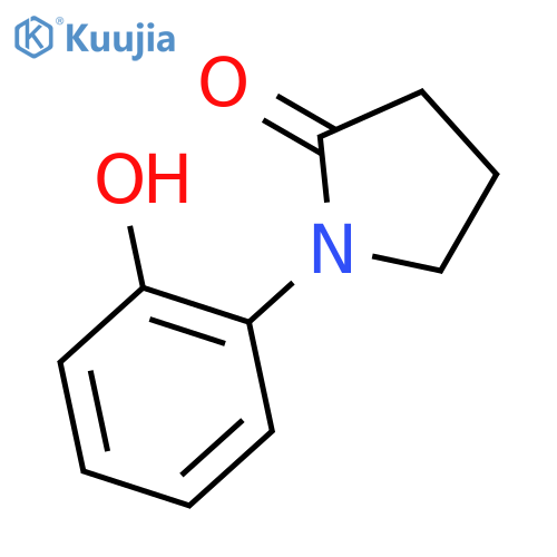 1-(2-Hydroxyphenyl)pyrrolidin-2-one structure