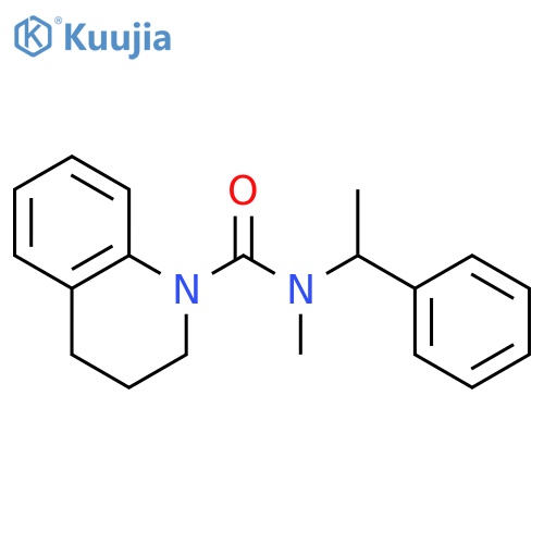 1(2H)-Quinolinecarboxamide, 3,4-dihydro-N-methyl-N-[(1S)-1-phenylethyl]- structure