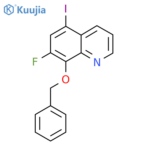 8-(Benzyloxy)-7-fluoro-5-iodoquinoline structure
