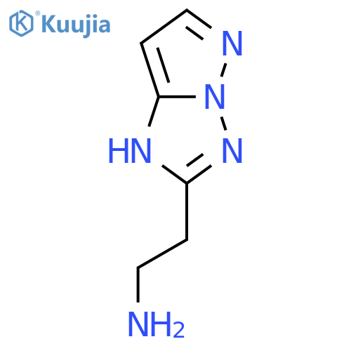 3H-Pyrazolo[1,5-b][1,2,4]triazole-2-ethanamine structure