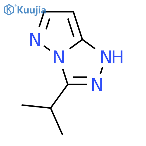1H-Pyrazolo[5,1-c]-1,2,4-triazole,3-(1-methylethyl)-(9CI) structure