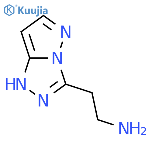 1H-Pyrazolo[5,1-c]-1,2,4-triazole-3-ethanamine structure