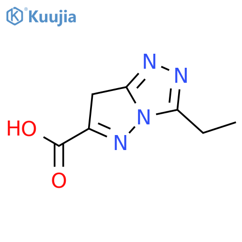 1H-Pyrazolo[5,1-c]-1,2,4-triazole-6-carboxylic acid, 3-ethyl- structure