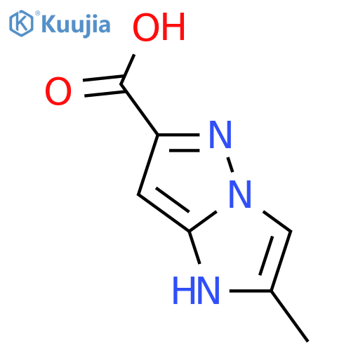 1H-Imidazo[1,2-b]pyrazole-6-carboxylicacid, 2-methyl- structure