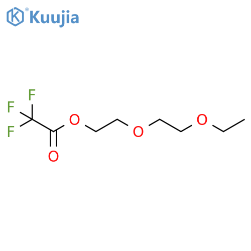 Acetic acid, trifluoro-, 2-(2-ethoxyethoxy)ethyl ester structure