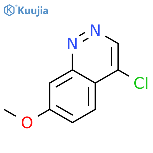 4-Chloro-7-methoxycinnoline structure