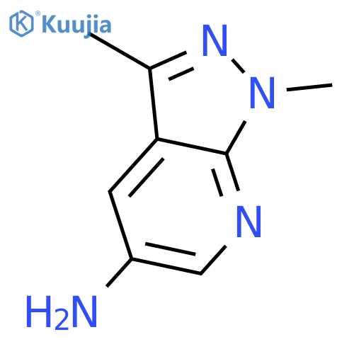 1,3-dimethyl-1H-pyrazolo3,4-bpyridin-5-amine structure