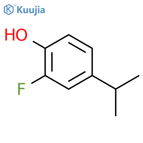 Phenol,2-fluoro-4-(1-methylethyl)- structure