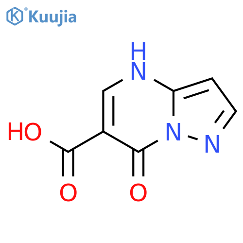 4,7-dihydro-7-oxo-Pyrazolo[1,5-a]pyrimidine-6-carboxylic acid structure