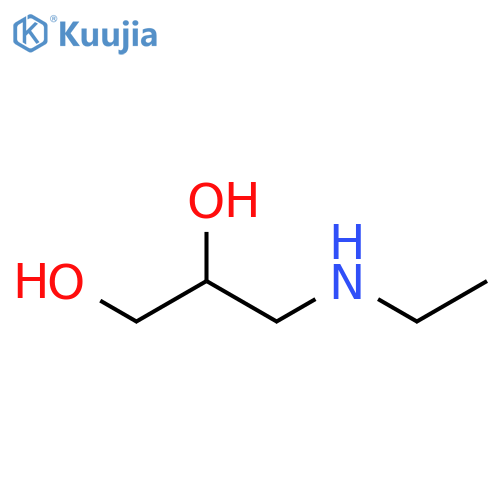 1,2-Propanediol,3-(ethylamino)- structure
