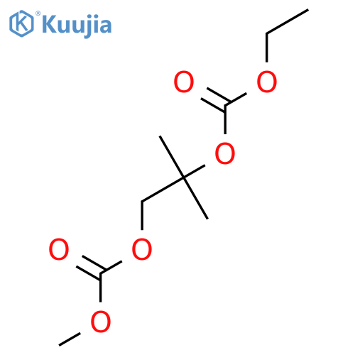 Carbonic acid, 2-[(ethoxycarbonyl)oxy]-2-methylpropyl methyl ester structure