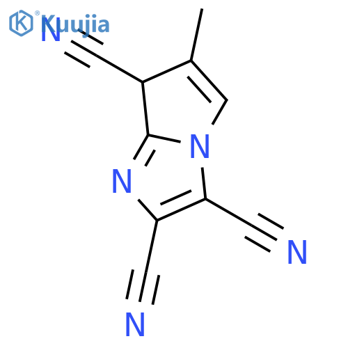 1H-PYRROLO[1,2-A]IMIDAZOLE-2,3,7-TRICARBONITRILE, 6-METHYL- structure