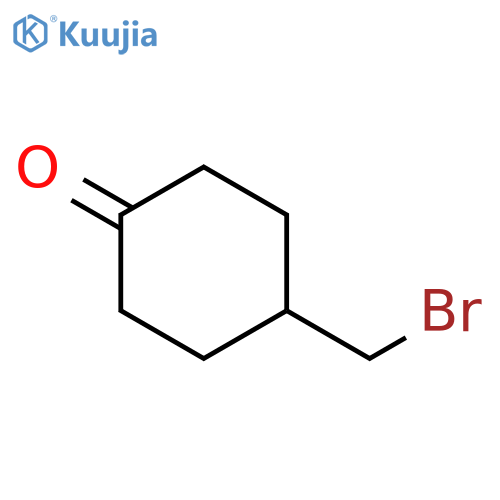 4-(bromomethyl)cyclohexan-1-one structure
