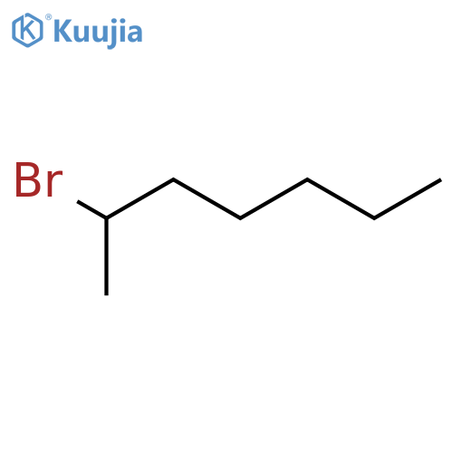 2-Bromoheptane structure