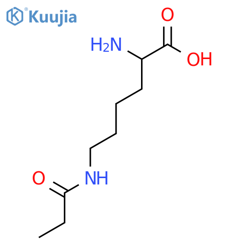 N6-Propionyl-L-lysine structure