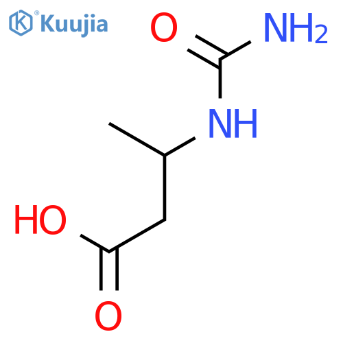3-(carbamoylamino)butanoic acid structure