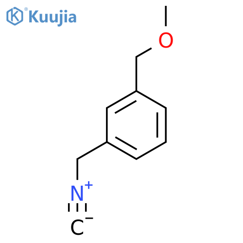 1-(isocyanomethyl)-3-(methoxymethyl)benzene structure