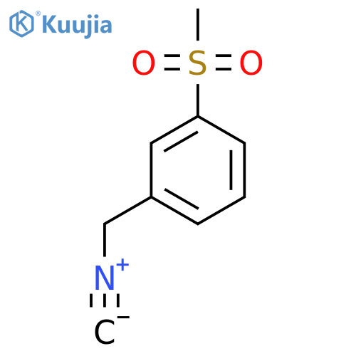 1-(isocyanomethyl)-3-methanesulfonylbenzene structure