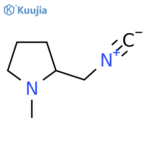 2-(isocyanomethyl)-1-methylpyrrolidine structure