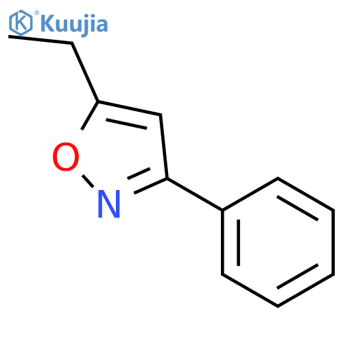 Isoxazole, 5-ethyl-3-phenyl- structure