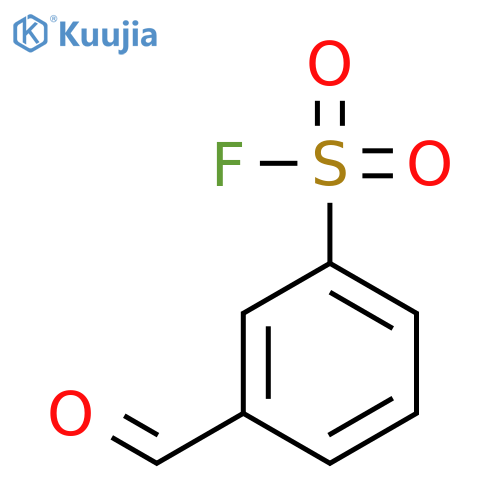 Benzenesulfonyl fluoride, 3-formyl- structure