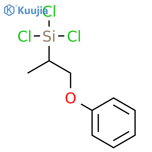 Silane, trichloro(1-methyl-2-phenoxyethyl)- structure