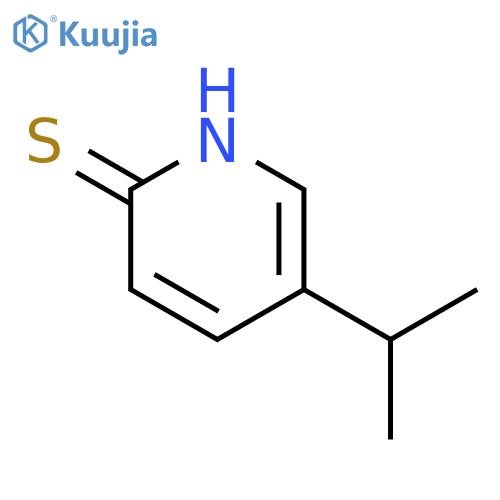 2(1H)-Pyridinethione,5-(1-methylethyl)- structure