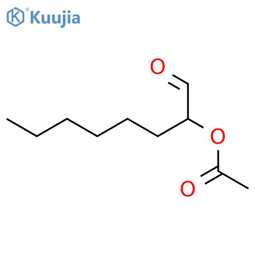 Octanal, 2-(acetyloxy)- structure
