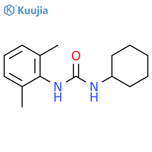 Urea, N-cyclohexyl-N'-(2,6-dimethylphenyl)- structure