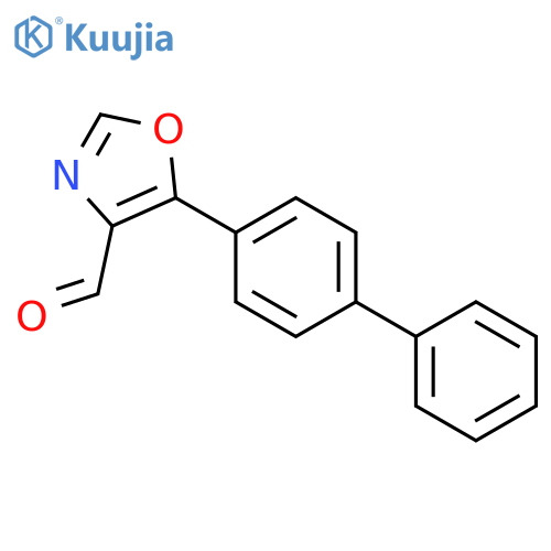 4-Oxazolecarboxaldehyde, 5-[1,1'-biphenyl]-4-yl- structure