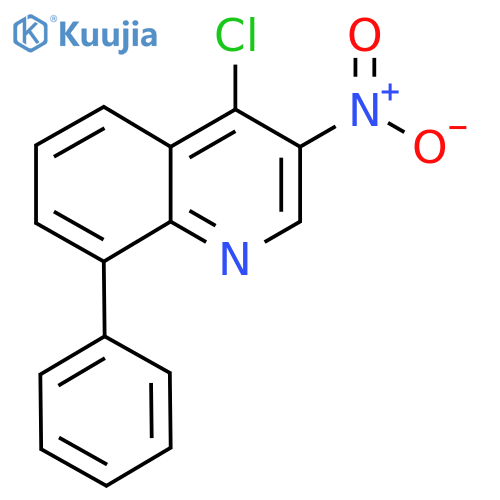 4-Chloro-3-nitro-8-phenylquinoline structure