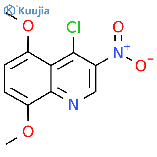 4-Chloro-5,8-dimethoxy-3-nitroquinoline structure