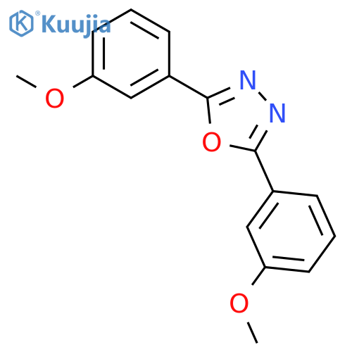 2,5-BIS(3-METHOXYPHENYL)-1,3,4-OXADIAZOLE structure