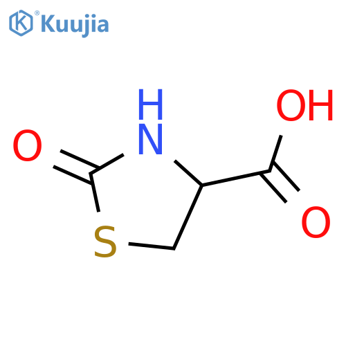 2-oxo-1,3-thiazolidine-4-carboxylic acid structure
