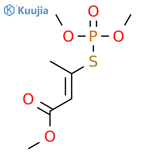 methyl (2E)-3-[(dimethoxyphosphoryl)sulfanyl]but-2-enoate structure