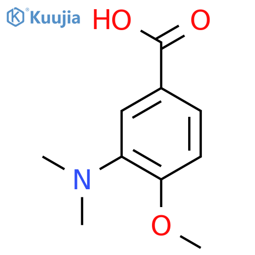 3-(Dimethylamino)-4-methoxybenzoic acid structure