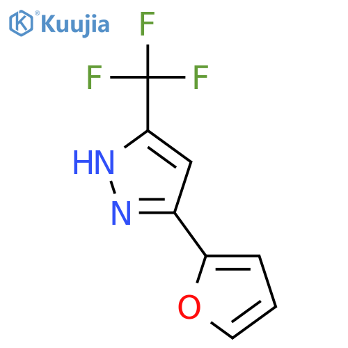 5-(2-Furyl)-3-(trifluoromethyl)pyrazole structure