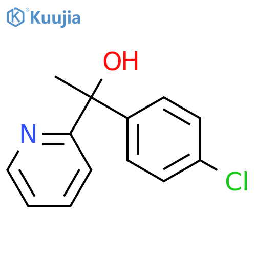 a-(4-Chlorophenyl)-a-methyl-2-pyridine-methanol structure