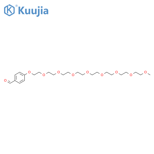 Benzaldehyde, 4-(3,6,9,12,15,18,21,24-octaoxapentacos-1-yloxy)- structure