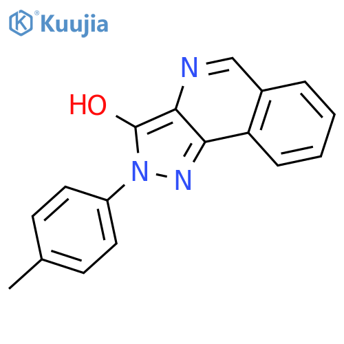 2H-Pyrazolo[4,3-c]isoquinolin-3-ol, 2-(4-methylphenyl)- structure