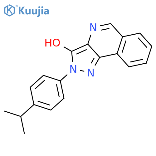 2H-Pyrazolo[4,3-c]isoquinolin-3-ol, 2-[4-(1-methylethyl)phenyl]- structure