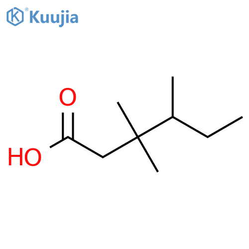 3,3,4-trimethylhexanoic acid structure