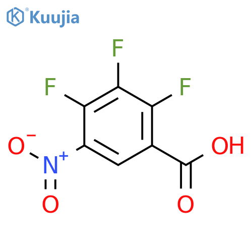 2,3,4-Trifluoro-5-nitrobenzoic acid structure